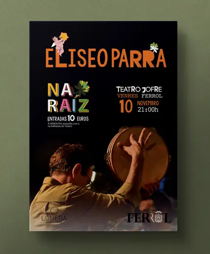 Cartel Eliseo Parra, Festival Na Raíz