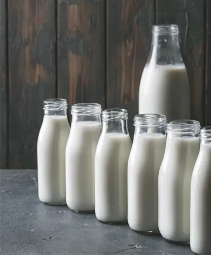 botellas de leche