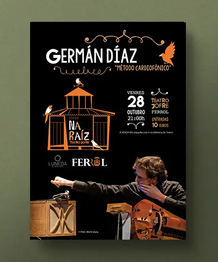 Cartel Germán Díaz