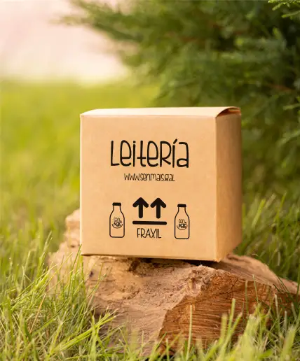caja de leche leitería