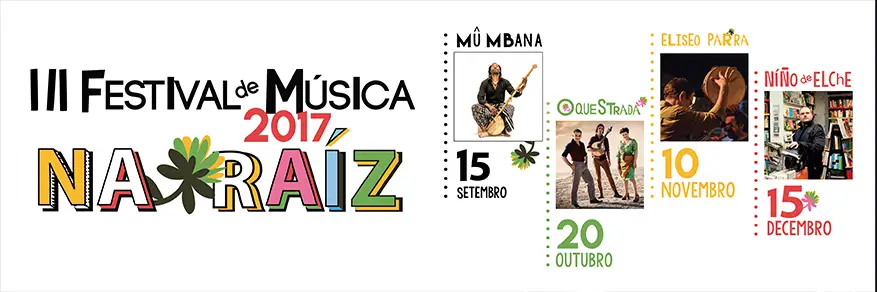 Cartel Festival de Música Na Raíz